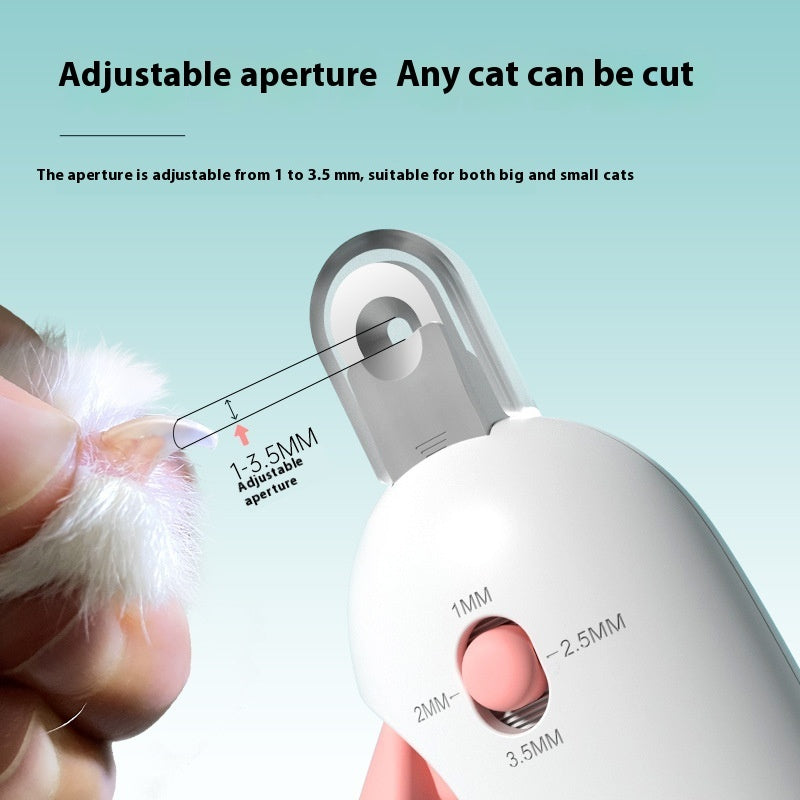 Cat Nail Scissors with Gravity Push – Safe & Easy Pet Nail Trimmer