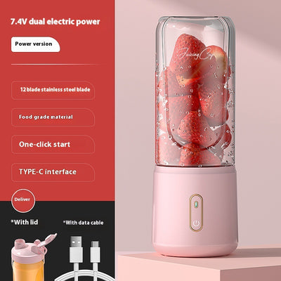 Portable USB Rechargeable Blender – Personal Juice Cup & Smoothie Maker for Home, Office & Travel