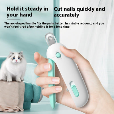 Cat Nail Scissors with Gravity Push – Safe & Easy Pet Nail Trimmer