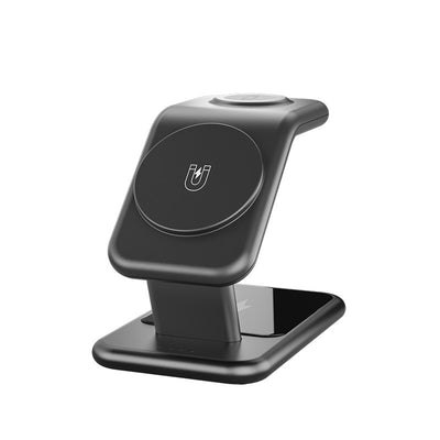 3-in-1 Magnetic Wireless Charging Station | Fast Charger for Phone, Earbuds & Smartwatch