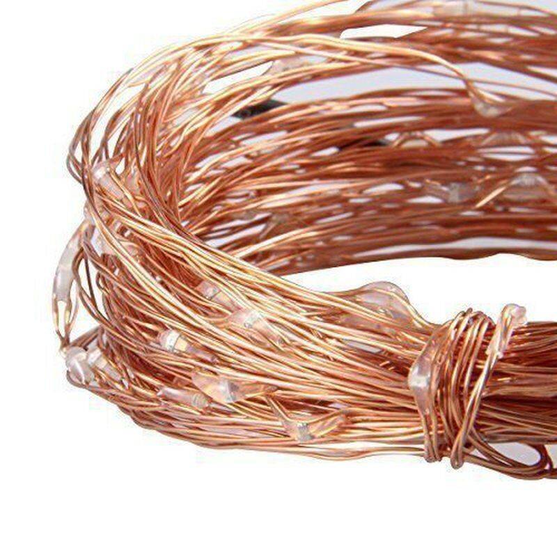 Set Of 2 Solar Fairy String Lights 20M 200 LED Copper Wire - Outdoor Garden Decor - USA Shipping