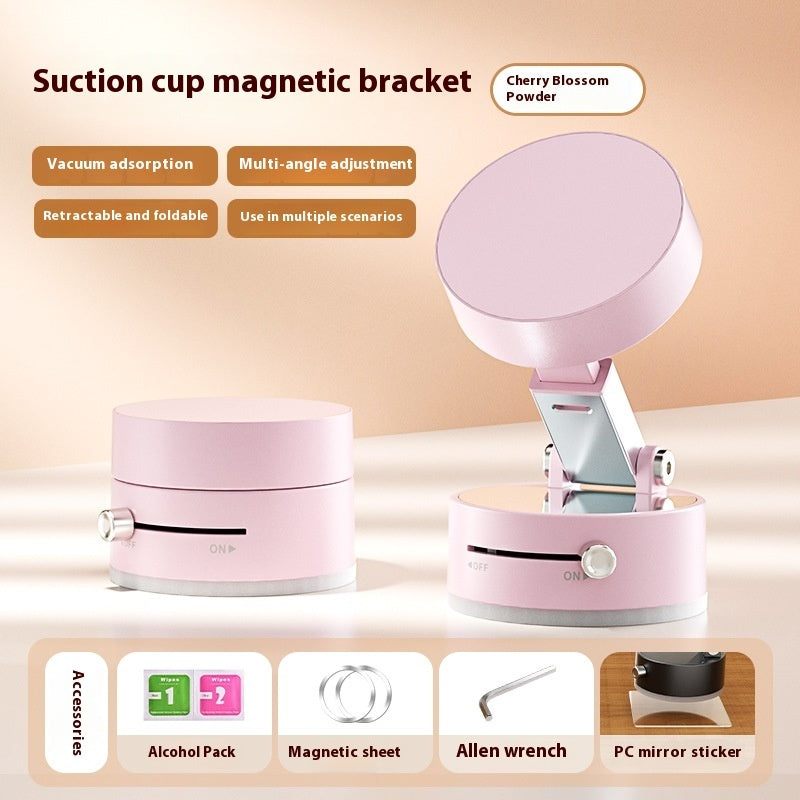 Foldable Magnetic Car Phone Holder – Hands-Free Navigation with Suction Cup for Smartphones