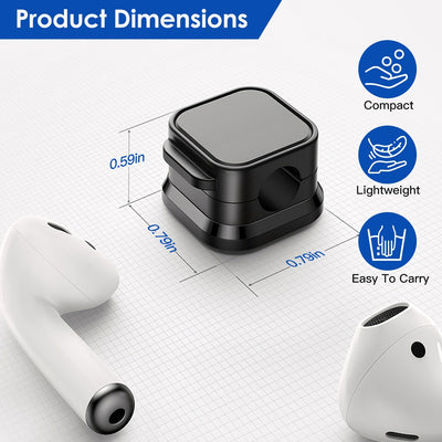 6-Pack Magnetic Cable Clips – Adhesive Cord Organizer for Home, Office, Car & Desk