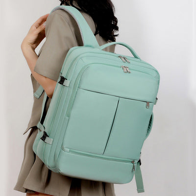 Large Capacity Travel Backpack for Men & Women – Multi-Pocket Laptop & Business Bag with Durable Zippers