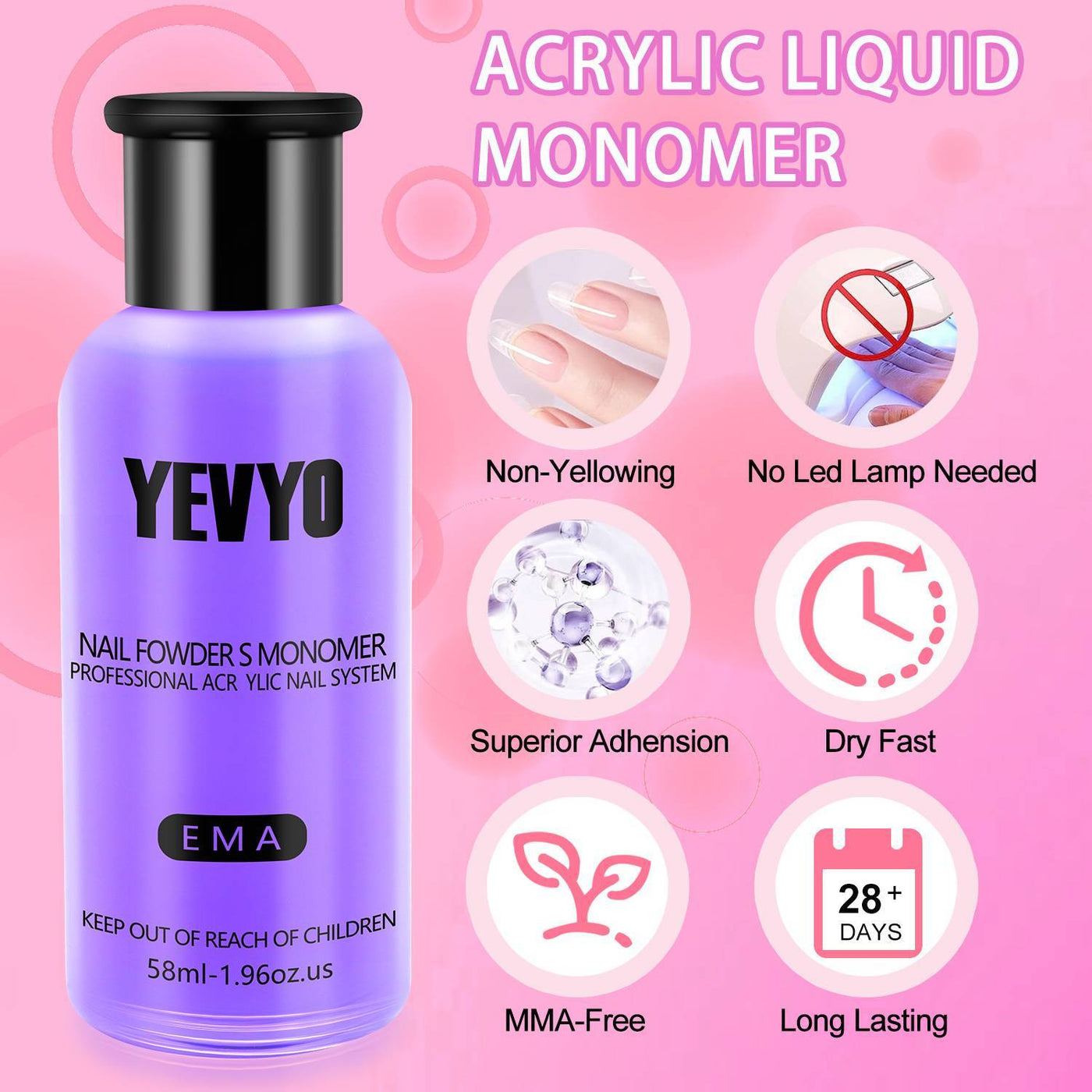 Professional Acrylic Nail Kit with Nail Drill & UV Lamp – Complete Acrylic Set