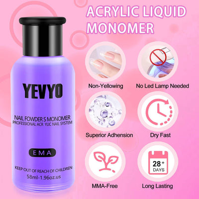 Professional Acrylic Nail Kit with Nail Drill & UV Lamp – Complete Acrylic Set