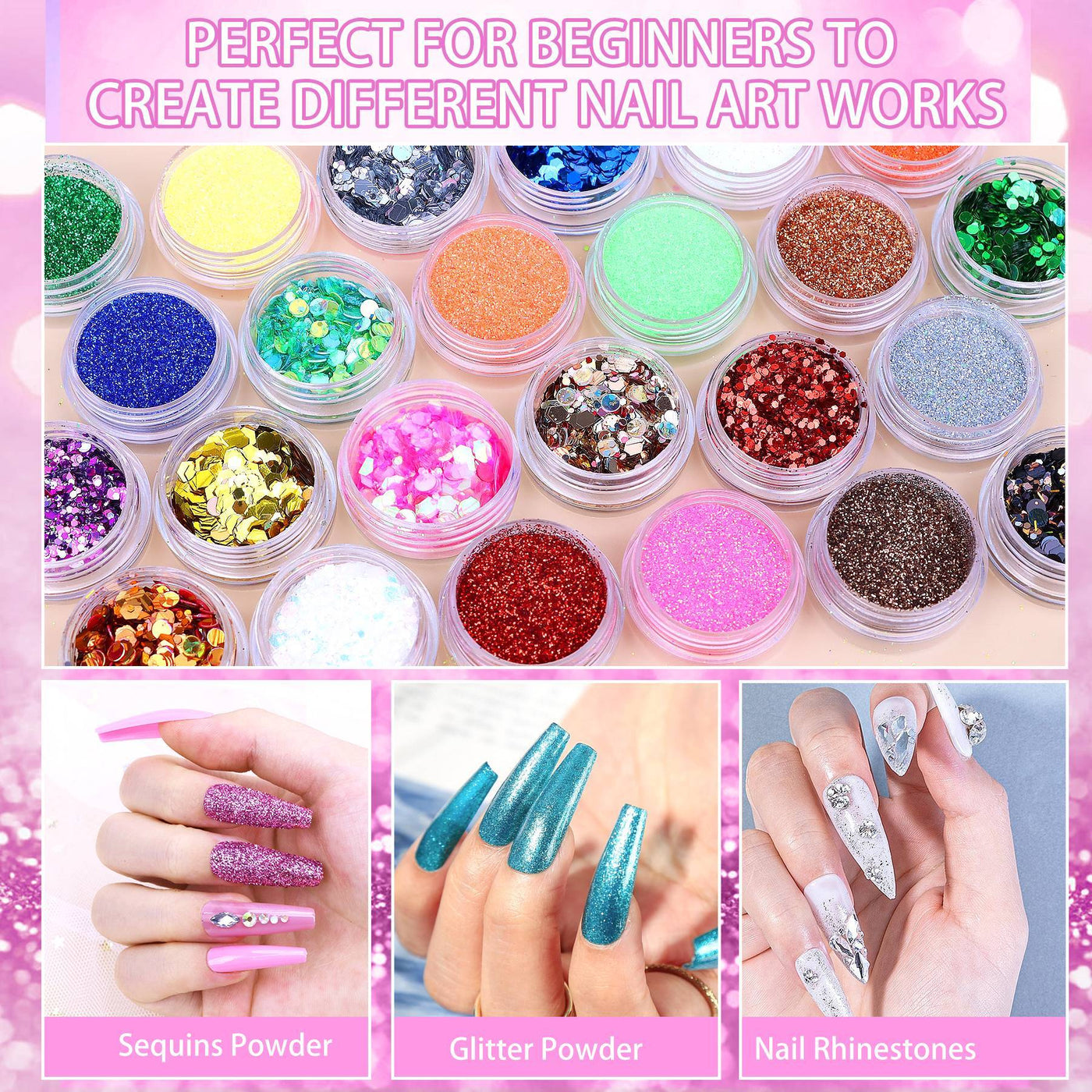 Professional Acrylic Nail Kit with Nail Drill & UV Lamp – Complete Acrylic Set