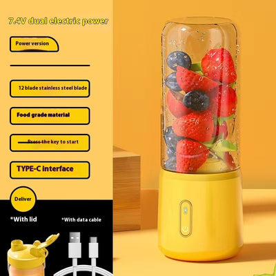 Portable USB Rechargeable Blender – Personal Juice Cup & Smoothie Maker for Home, Office & Travel